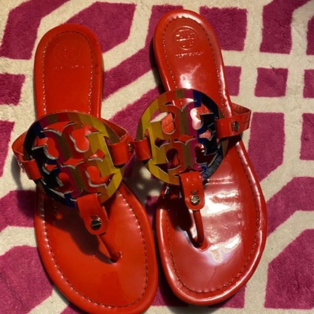 Authentic Tory Burch Women's Miller Thong Sandals